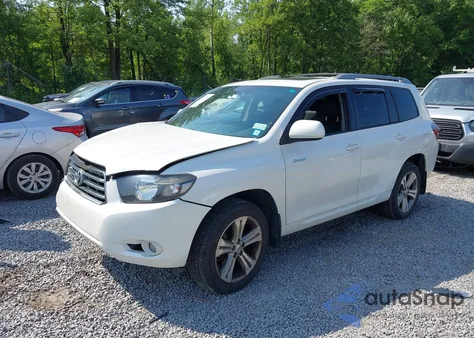 2009 Toyota Highlander Sport from USA, damaged, VIN JTEES43A092149890